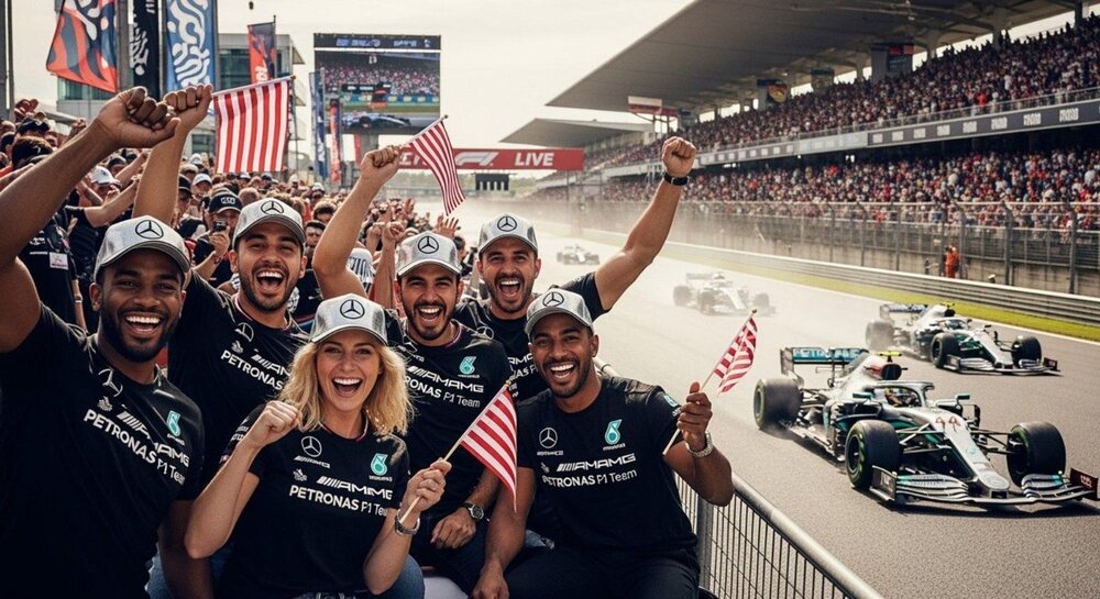 Koszulka Mercedes F1 - modny wybór dla miłośników wyścigów